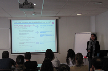 Sesión de formación en el IISGM, 25/04/2014, Anna Riera  Sesión de Formación en el IISM, 24 de abril de 2014